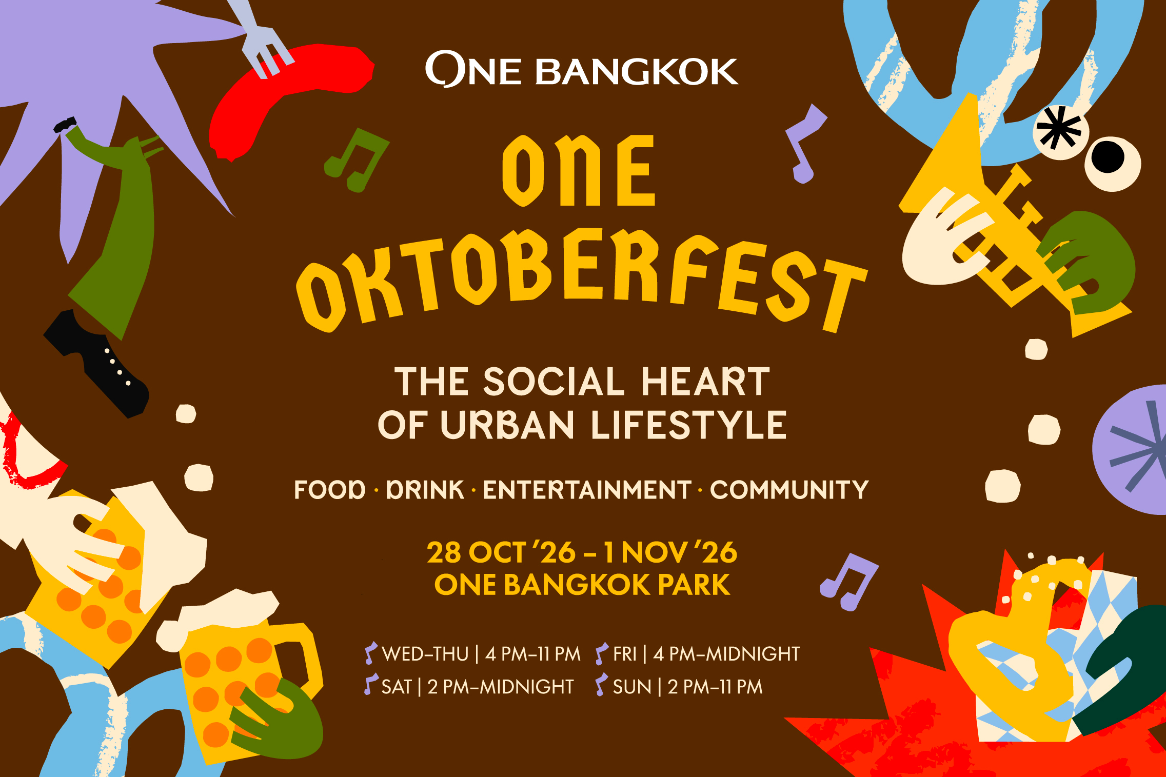 One Oktoberfest 2026 official event banner